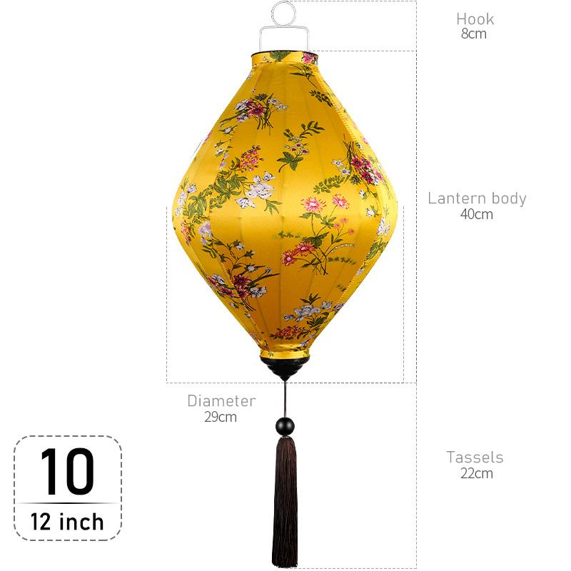 12/14 inch Vietnam Mid-autumn Lantern Oriental Palace Lanterns Festival Party Decor Retro Chinese Floral Pattern Silk Lantern As Photo
12/14 inch Vietnam Mid-autumn Lantern Oriental Palace Lanterns Festival Party Decor Retro Chinese Floral Pattern Silk Lantern As Photo
