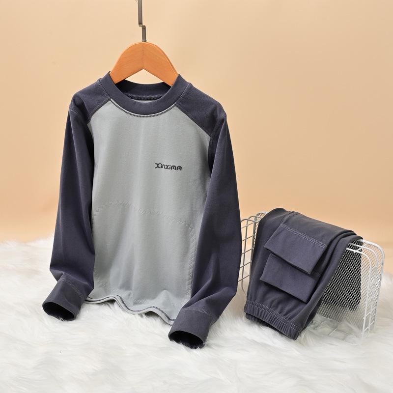 Детский лоскутный пижамный комплект реглан - Осенне-зимнее теплое нижнее белье для мальчиков и девочек 100 cm
Детский лоскутный пижамный комплект реглан - Осенне-зимнее теплое нижнее белье для мальчиков и девочек 100 cm