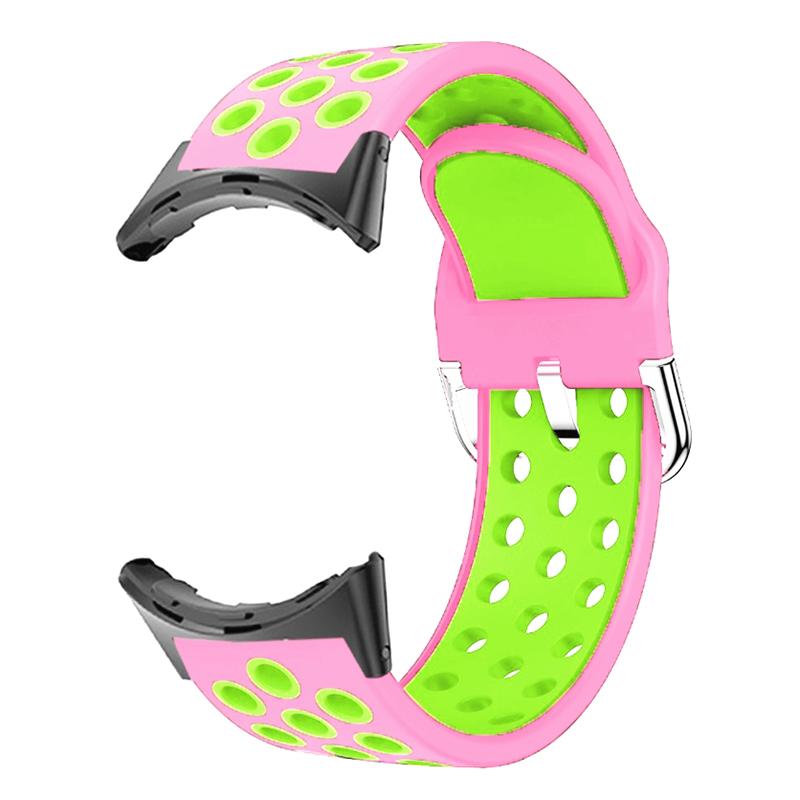 For Google Pixel Watch 3 41mm/Watch 2/Pixel Watch Silicone Strap Dual Color Breathable Watch Bands Pink+Green
For Google Pixel Watch 3 41mm/Watch 2/Pixel Watch Silicone Strap Dual Color Breathable Watch Bands Pink+Green