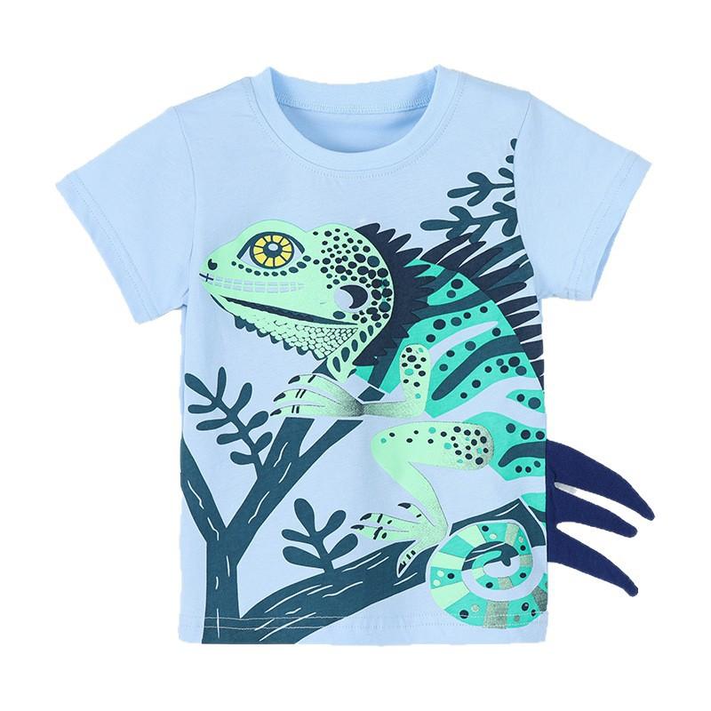 New summer collection: boys’ short-sleeved T-shirt with glow-in-the-dark lizard print, children’s crew-neck top 90cm(2-3Y) светло-синий
New summer collection: boys’ short-sleeved T-shirt with glow-in-the-dark lizard print, children’s crew-neck top 90cm(2-3Y) светло-синий
