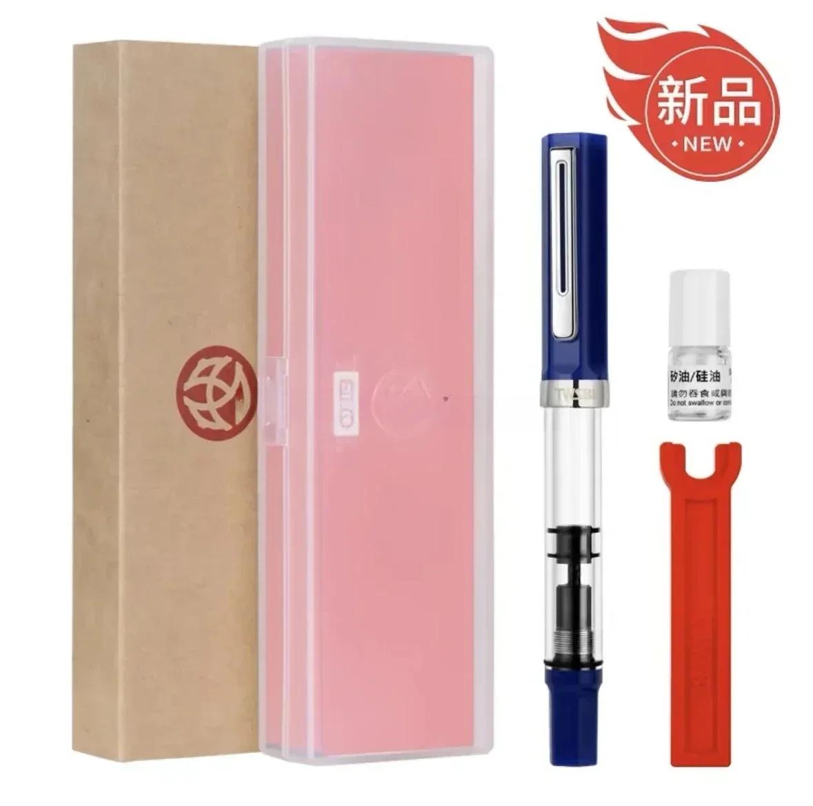 Нова поршнева ручка TWSBI ECO з прозорої смоли, тримач для ручки, велика ємність для чорнила, для студентів, ділові витратні матеріали, подарунок M(0.7mm)
Нова поршнева ручка TWSBI ECO з прозорої смоли, тримач для ручки, велика ємність для чорнила, для студентів, ділові витратні матеріали, подарунок M(0.7mm)