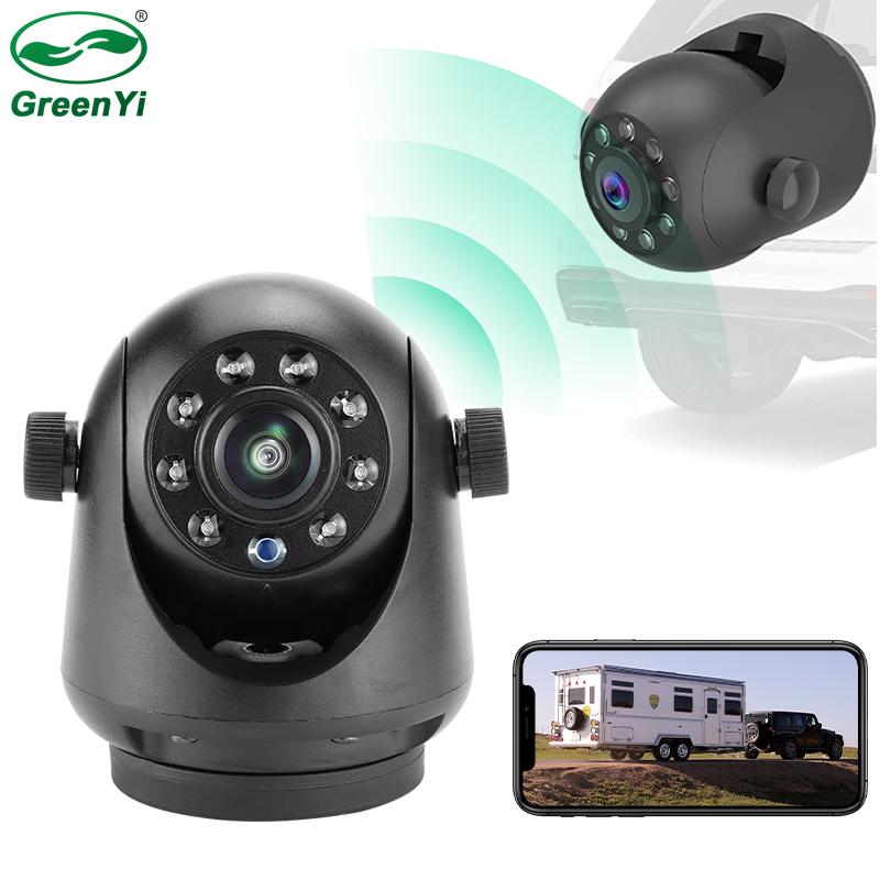 GreenYi WiFi 5G Fisheye Lens IR Night Vision Wireless Rear View Camera Magnetic Hitch for RV Truck for iPhone Android
GreenYi WiFi 5G Fisheye Lens IR Night Vision Wireless Rear View Camera Magnetic Hitch for RV Truck for iPhone Android