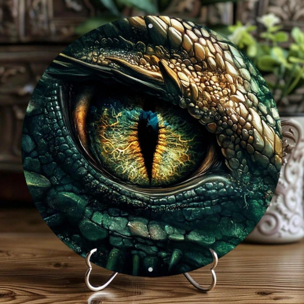 Classic Dragon Eye Metal Wall Art Vintage Round Aluminum Home Decor 20x20 різнокольоровий
Classic Dragon Eye Metal Wall Art Vintage Round Aluminum Home Decor 20x20 різнокольоровий