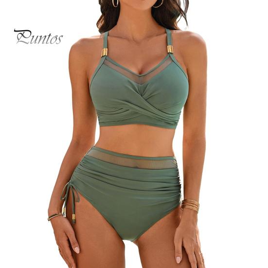 2 шт./комплект женский летний комплект бикини с V-образным вырезом бюстгальтер на бретельках высокая талия завязка по бокам плавки комплект одежда для отдыха у бассейна S армия зеленый
2 шт./комплект женский летний комплект бикини с V-образным вырезом бюстгальтер на бретельках высокая талия завязка по бокам плавки комплект одежда для отдыха у бассейна S армия зеленый