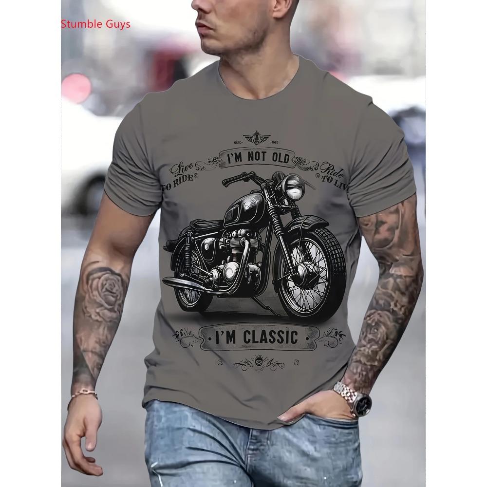 Fashionable street style men s short sleeved T-shirt 6XL
Fashionable street style men s short sleeved T-shirt 6XL