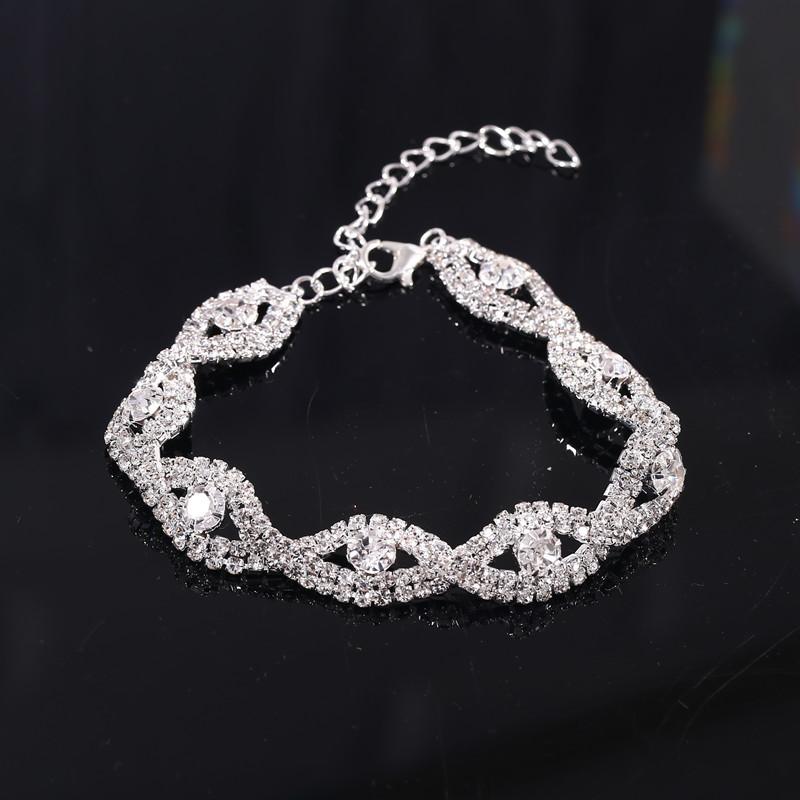 Accessories Fashion Rhinestone Bracelet Women S Simple Square Geometric Diamond Bracelet Shiny Wedding Accessories срібний
Accessories Fashion Rhinestone Bracelet Women S Simple Square Geometric Diamond Bracelet Shiny Wedding Accessories срібний