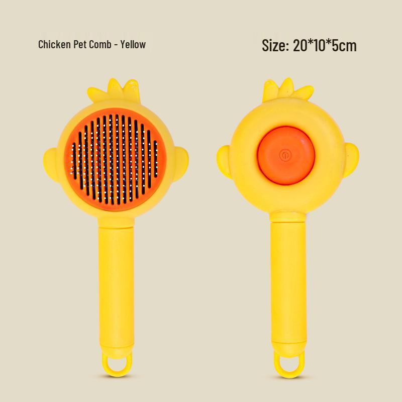 Гребінець для котів у формі голови панди для видалення випалої шерсті - Ніжний голковий гребінець для домашніх тварин Self-Cleaning Massage Comb
Гребінець для котів у формі голови панди для видалення випалої шерсті - Ніжний голковий гребінець для домашніх тварин Self-Cleaning Massage Comb