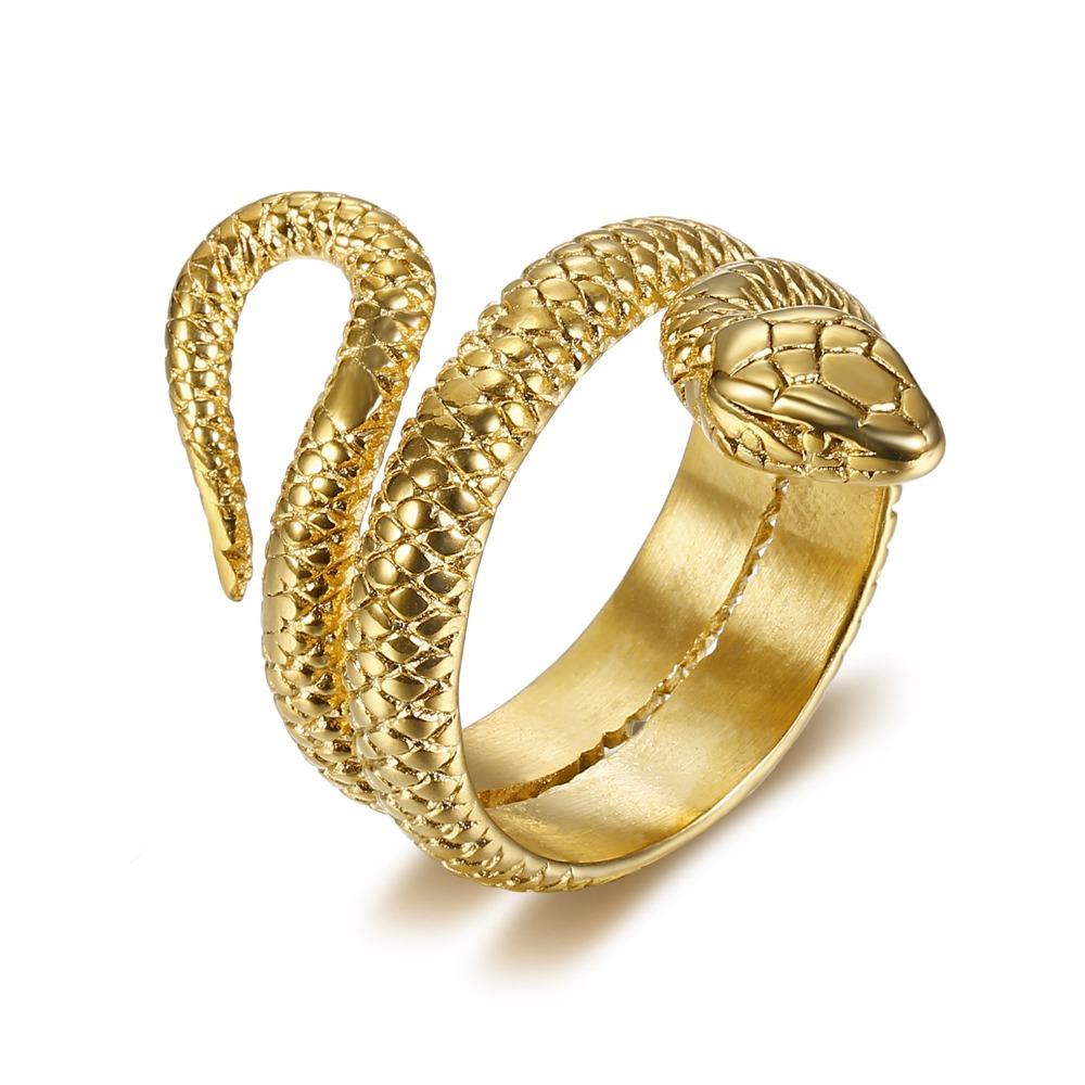 Кольцо из титановой стали в виде змеи для мужчин Уникальный дизайн змеи Стильные мужские украшения Модный аксессуар 5
Кольцо из титановой стали в виде змеи для мужчин Уникальный дизайн змеи Стильные мужские украшения Модный аксессуар 5