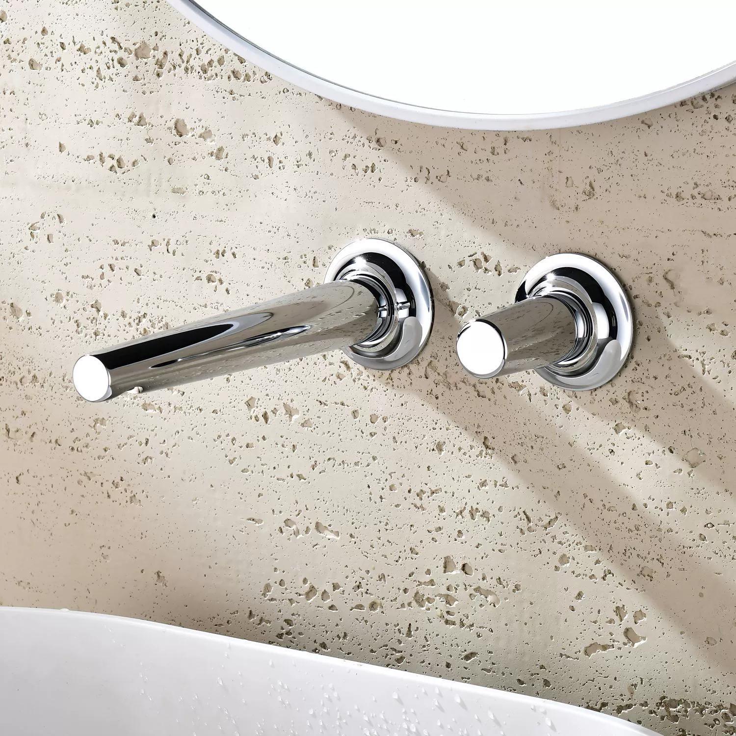 New Bathroom Basin Faucet Hot and Cold Sink Brass In-wall Sink Mixer Single Lever Chrome Faucet Water Sink Faucet Crane
New Bathroom Basin Faucet Hot and Cold Sink Brass In-wall Sink Mixer Single Lever Chrome Faucet Water Sink Faucet Crane