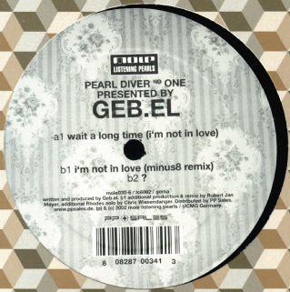 12-дюймовая пластинка GEB.EL - Pearl Diver No One MOLE0306 Mole Listening 2002 Германия Танцевальная и Электронная Б/У
12-дюймовая пластинка GEB.EL - Pearl Diver No One MOLE0306 Mole Listening 2002 Германия Танцевальная и Электронная Б/У