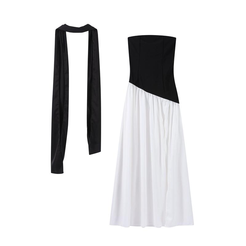 Модное лоскутное платье с разрезом без бретелек Женское элегантное платье без рукавов с открытой спиной Длинное платье 2025 Лето Новинка Женские вечерние платья M чёрный
Модное лоскутное платье с разрезом без бретелек Женское элегантное платье без рукавов с открытой спиной Длинное платье 2025 Лето Новинка Женские вечерние платья M чёрный