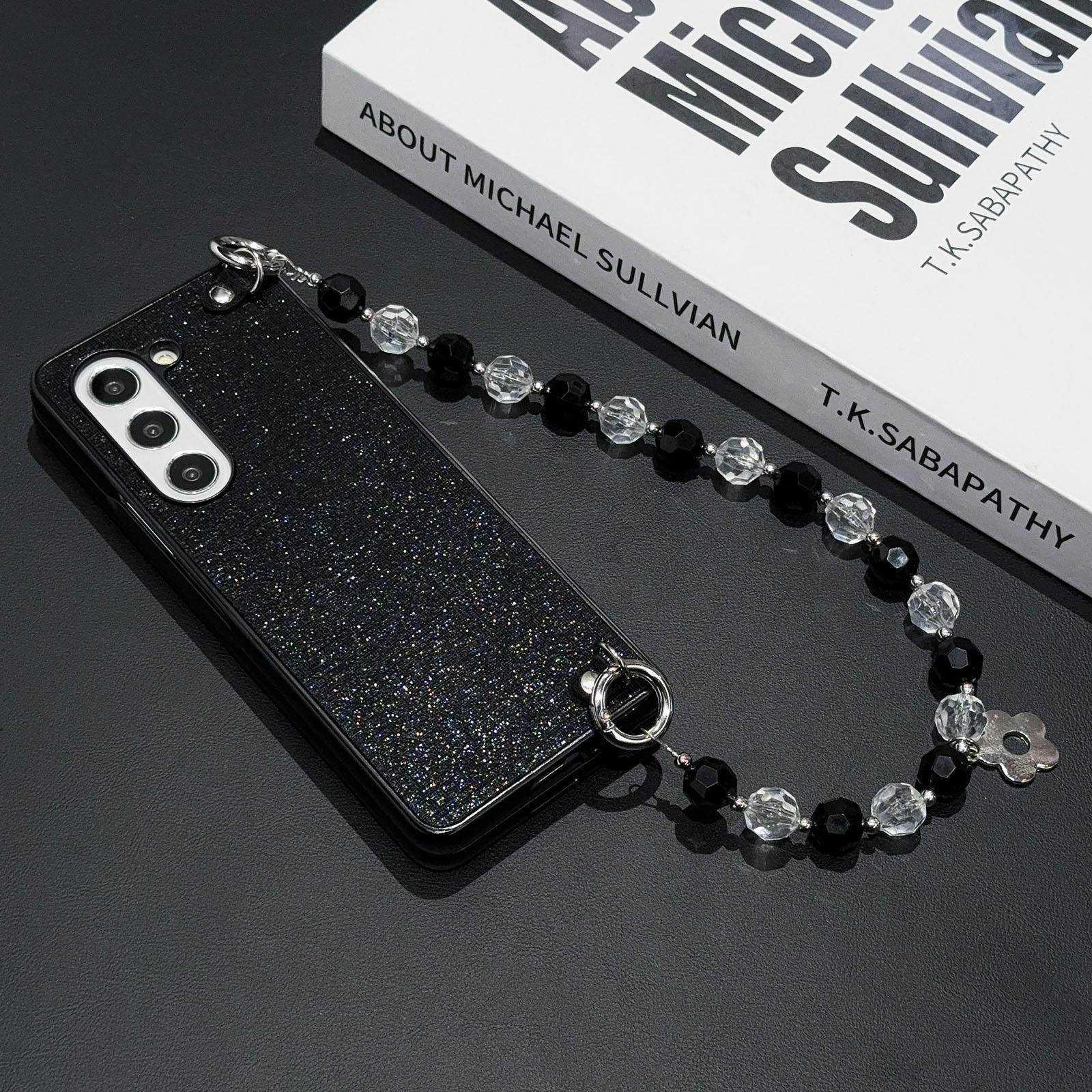 For Samsung Galaxy Z Fold6 5G Case Glitter Finish Leather+PC Phone Cover with Beaded Strap A
For Samsung Galaxy Z Fold6 5G Case Glitter Finish Leather+PC Phone Cover with Beaded Strap A