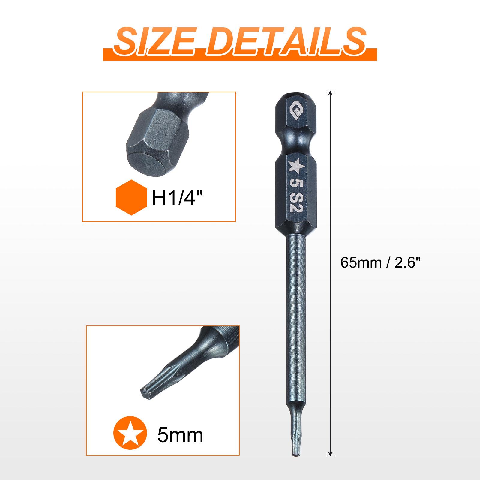 Uxcell 1/2/5Pcs Torx Triangle U/Y Type Screwdriver Bit S2 Steel Triangular Screw Driver Bit for Repair Work Electric Screwdriver 1Pcs
Uxcell 1/2/5Pcs Torx Triangle U/Y Type Screwdriver Bit S2 Steel Triangular Screw Driver Bit for Repair Work Electric Screwdriver 1Pcs