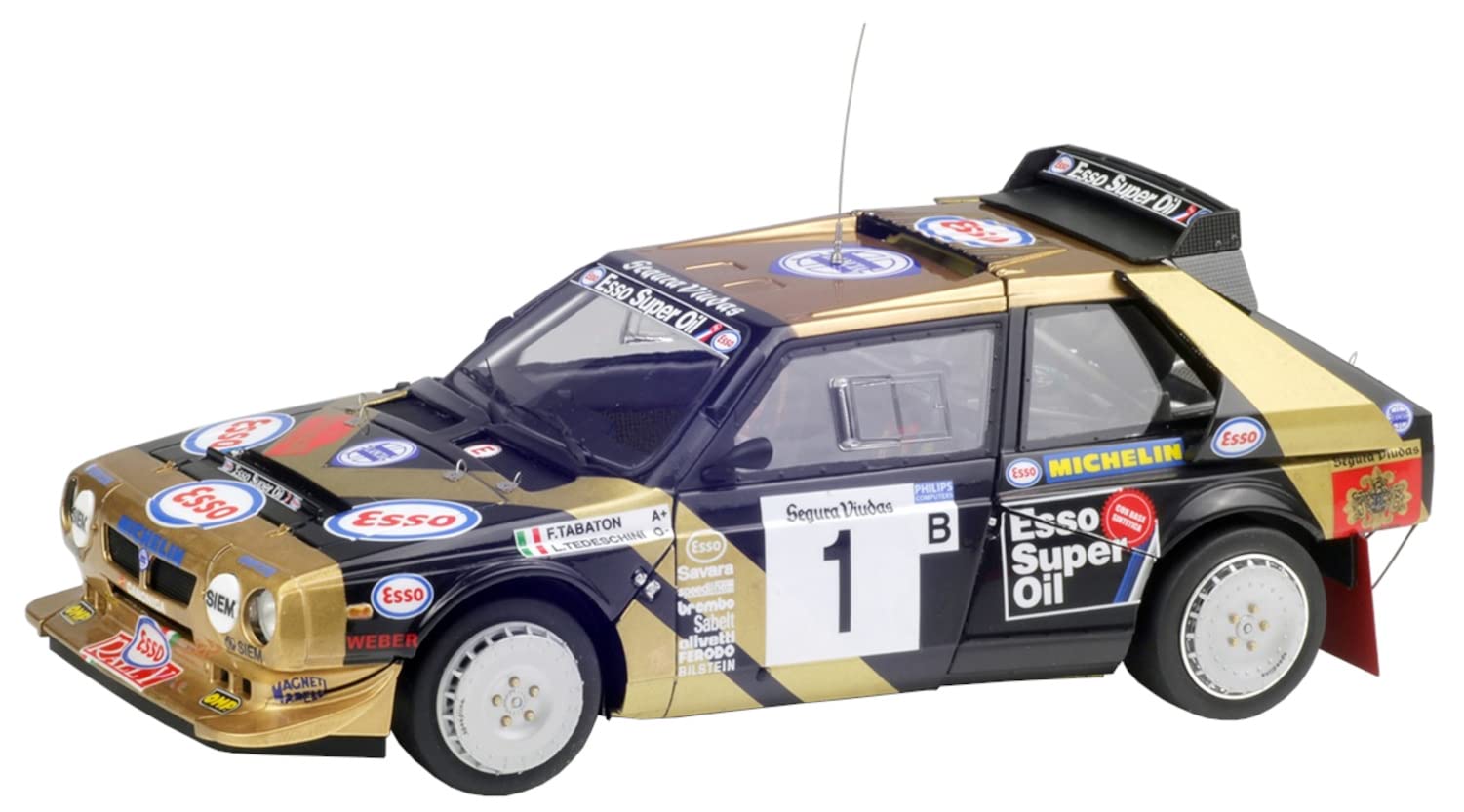 Lancia Delta S4 1986 Catalunya Rally Winner Пластикова модель BX24034 Molding Color Platts/BEEMAX 1/24
Lancia Delta S4 1986 Catalunya Rally Winner Пластикова модель BX24034 Molding Color Platts/BEEMAX 1/24