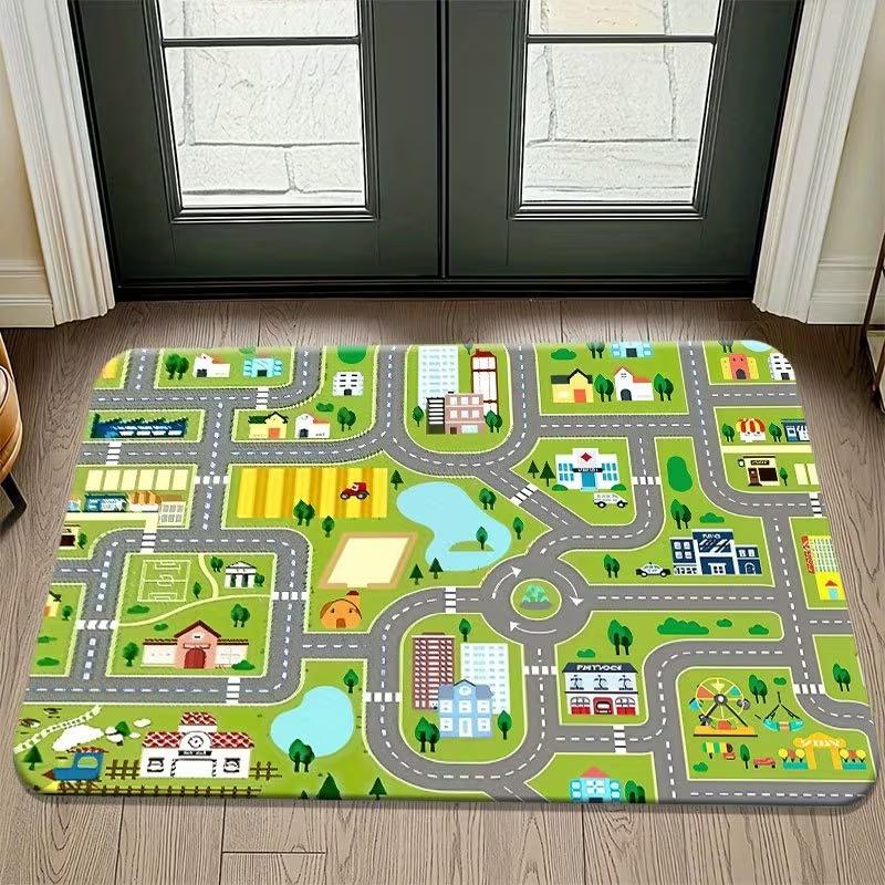 Printed Floor Mat Urban Transportation Floor Mat Road Scene Floor Mat Car Road Pattern Floor Mat Scene Floor Mat Decorative Gift 50X80cm
Printed Floor Mat Urban Transportation Floor Mat Road Scene Floor Mat Car Road Pattern Floor Mat Scene Floor Mat Decorative Gift 50X80cm