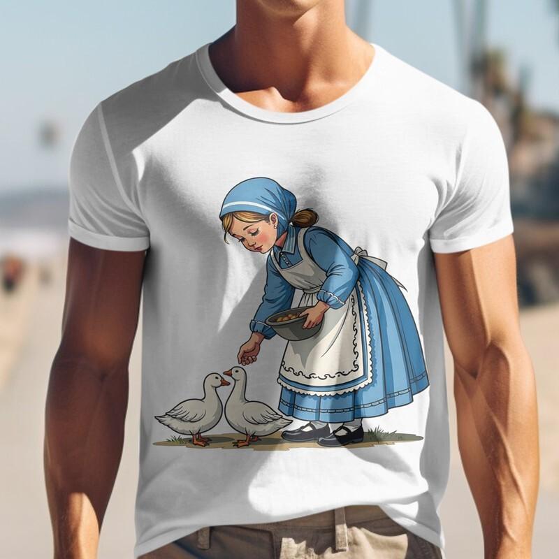Men s Plus Size T-shirt With Dutch Girl Graphic Unisex White Cotton Tee Summer 4XL
Men s Plus Size T-shirt With Dutch Girl Graphic Unisex White Cotton Tee Summer 4XL