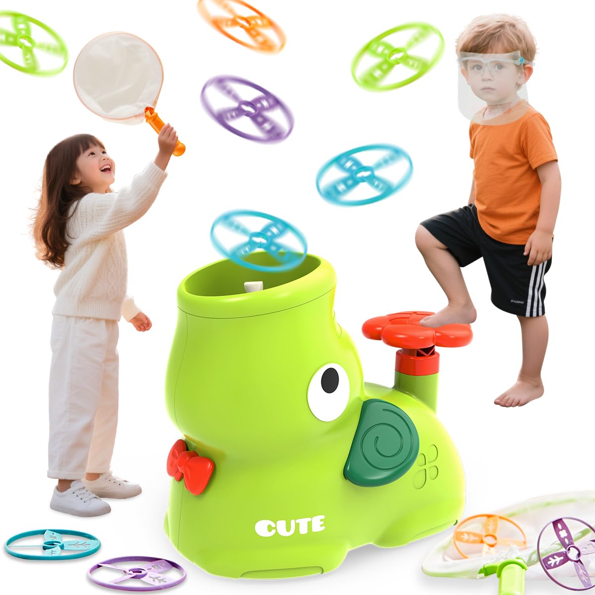 MAVEKID Outdoor Play Flying Disc Toy for Kids Launcher Flying Saucer Elephant Shape Frisbee Launcher Toy Flying Disc Outdoor Play Goods Park Play
MAVEKID Outdoor Play Flying Disc Toy for Kids Launcher Flying Saucer Elephant Shape Frisbee Launcher Toy Flying Disc Outdoor Play Goods Park Play