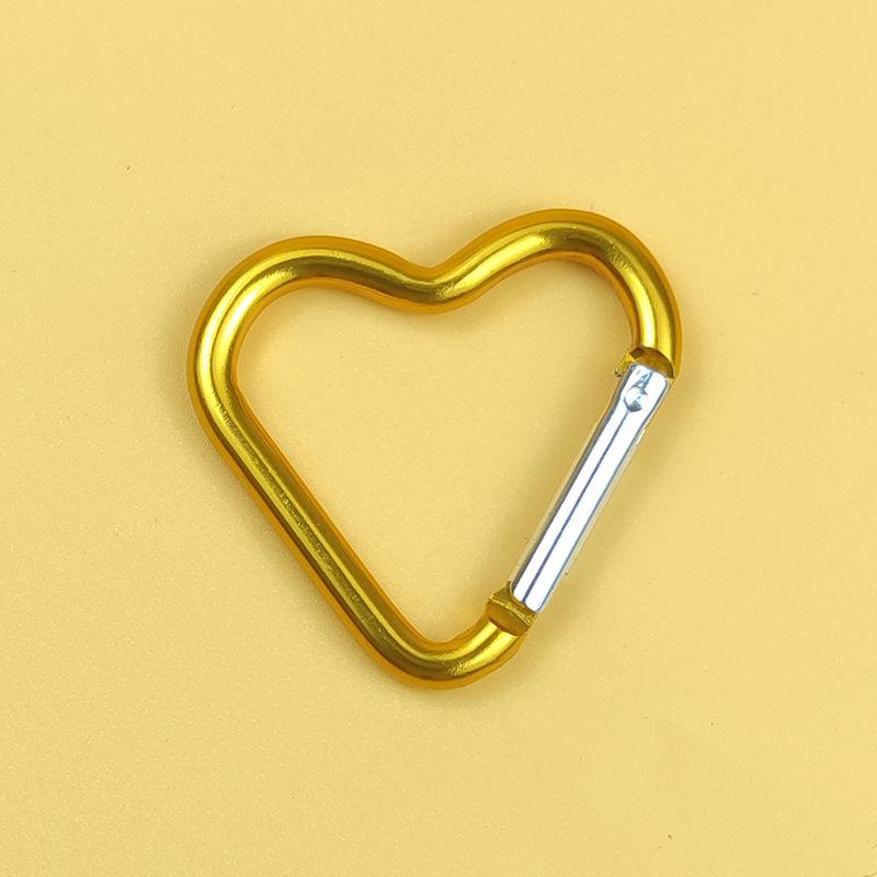 Heart-shaped Aluminum Carabiner Key Chain Clip Outdoor Camping Keyring Spring Hook Water Bottle Hanging Buckle Travel Accessory 1 PCS золотий
Heart-shaped Aluminum Carabiner Key Chain Clip Outdoor Camping Keyring Spring Hook Water Bottle Hanging Buckle Travel Accessory 1 PCS золотий
