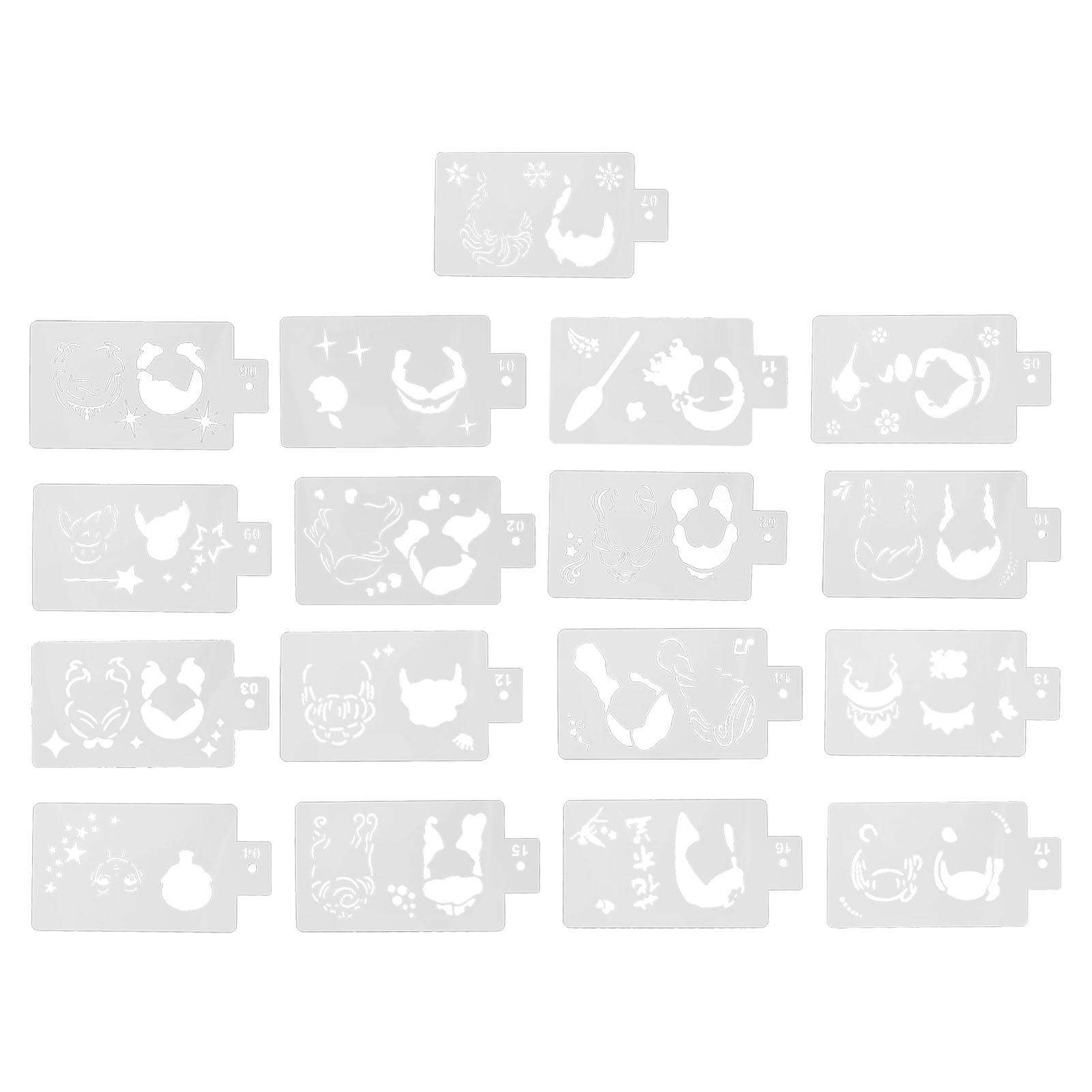 2 Sets Face Paint Stencils Professional Princess Cartoon Figure Reusable Hollow Out Body Painting
2 Sets Face Paint Stencils Professional Princess Cartoon Figure Reusable Hollow Out Body Painting