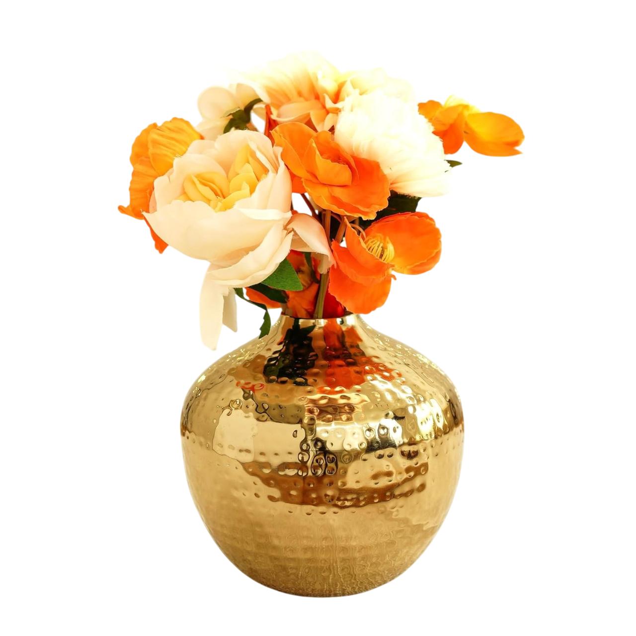 Металева ваза для квітів, Metal Flower Vase (Золотий, Маленький), Бехома
Металева ваза для квітів, Metal Flower Vase (Золотий, Маленький), Бехома