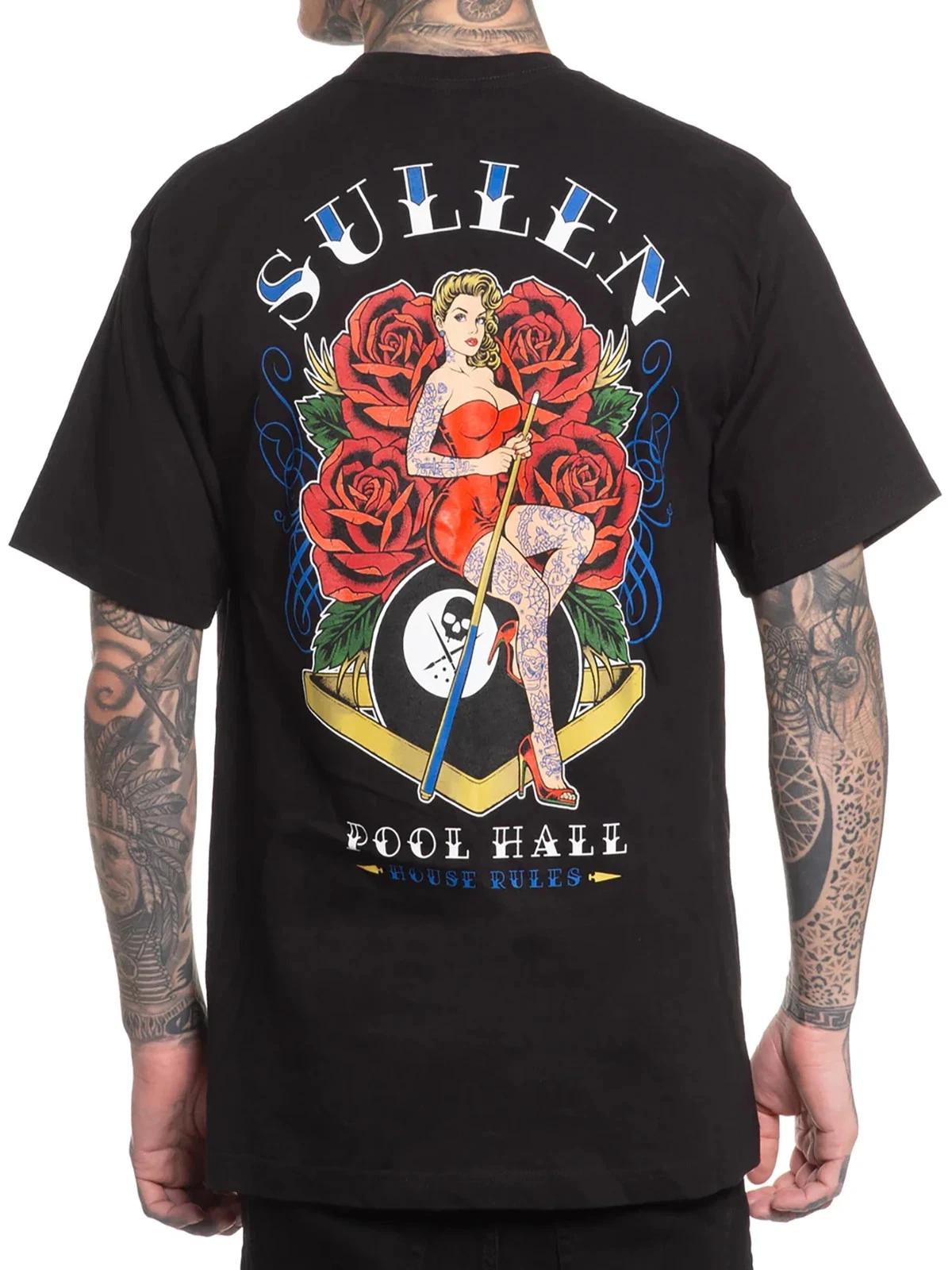 Sullen Men s House Rules Short Sleeve Standard T-shirt Pool and Roses Tattoo Tee 3XL
Sullen Men s House Rules Short Sleeve Standard T-shirt Pool and Roses Tattoo Tee 3XL