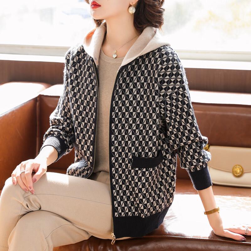 Женский клетчатый вязаный кардиган с капюшоном Bao Lianduo XL
Женский клетчатый вязаный кардиган с капюшоном Bao Lianduo XL