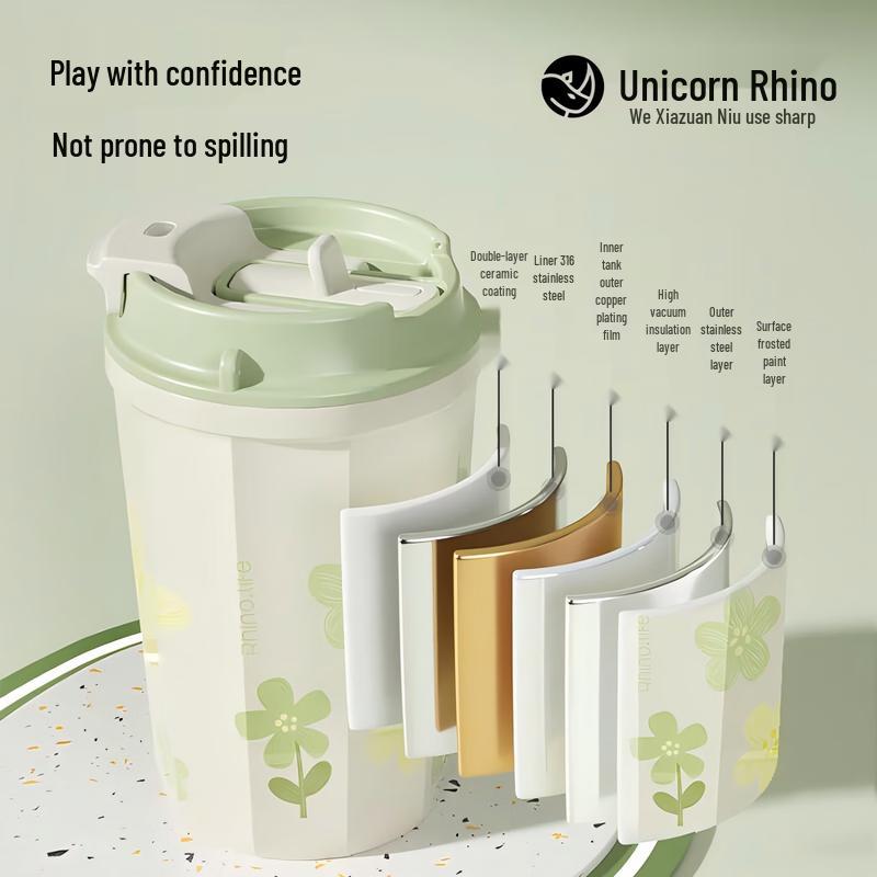 Unicorn Rhino Dual-Use Ceramic Lined Coffee Cup
Unicorn Rhino Dual-Use Ceramic Lined Coffee Cup