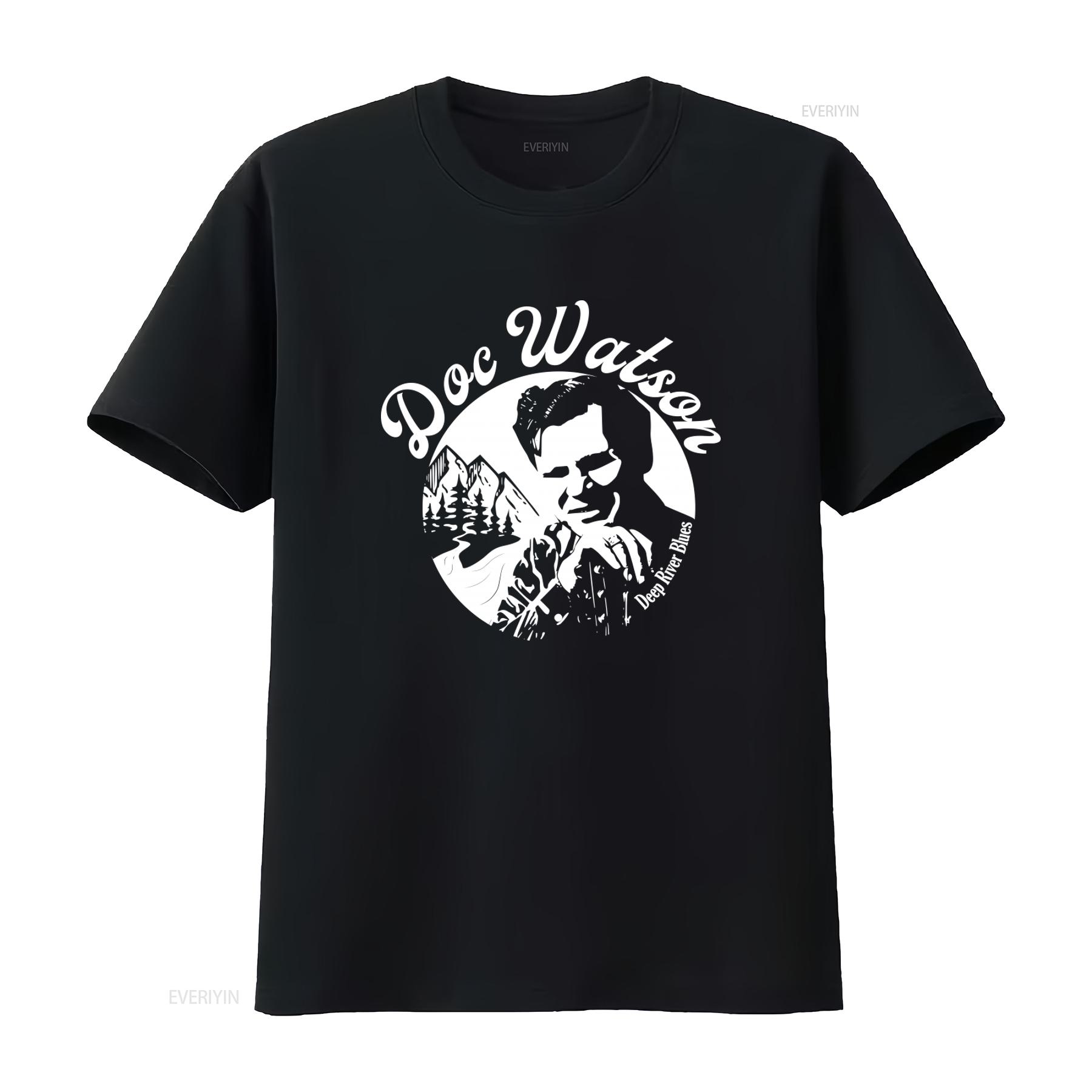 Doc Watson Deep River Blues T Shirt Vintage Style Mountain Landscape Music Tribute vintage Washed Slightly fashion homme 4XL
Doc Watson Deep River Blues T Shirt Vintage Style Mountain Landscape Music Tribute vintage Washed Slightly fashion homme 4XL