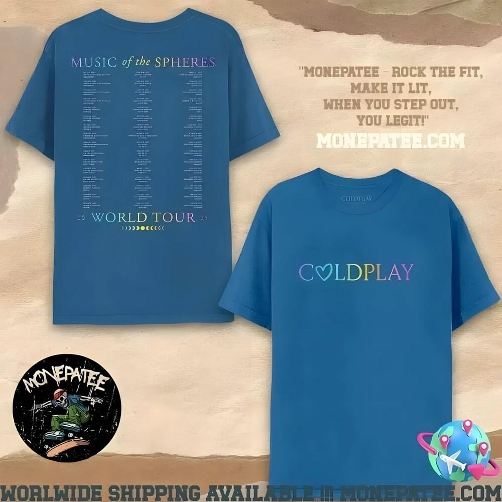 Coldplay Merchandise 2025 Music Of The Spheres World Tour Tshirt Unisex T-Shirt XXXXL
Coldplay Merchandise 2025 Music Of The Spheres World Tour Tshirt Unisex T-Shirt XXXXL