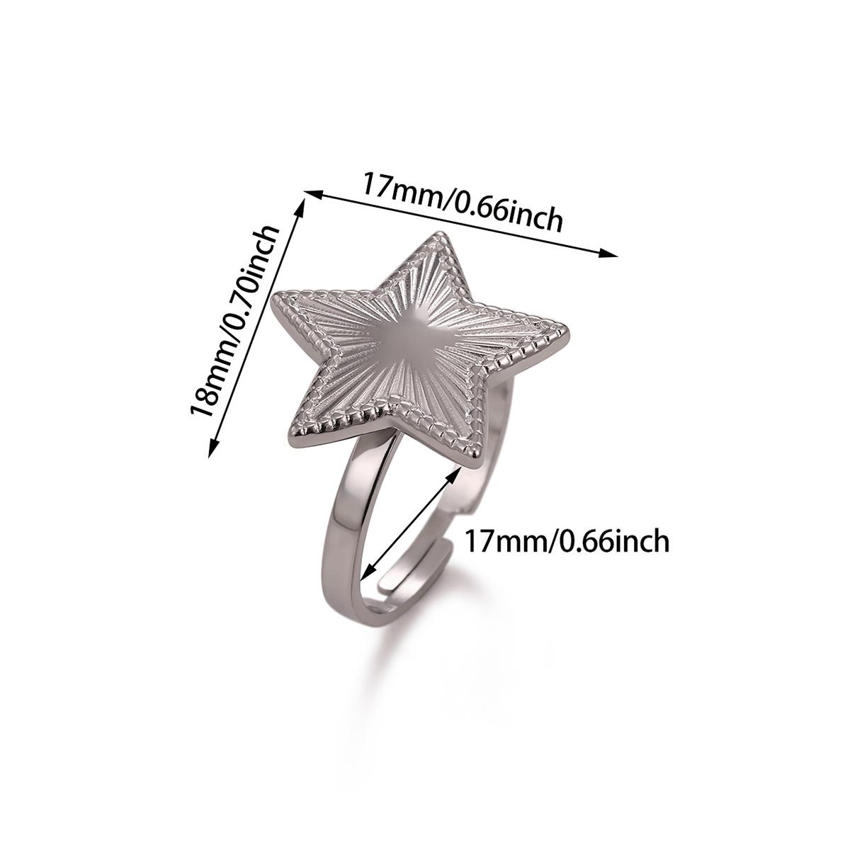 Romantic Proposal Anillos For Women Stainless Steel Minimalist Bague Ring Gold Color Heart Star Finger Jewelry Elegant Wife Gift resizable
Romantic Proposal Anillos For Women Stainless Steel Minimalist Bague Ring Gold Color Heart Star Finger Jewelry Elegant Wife Gift resizable