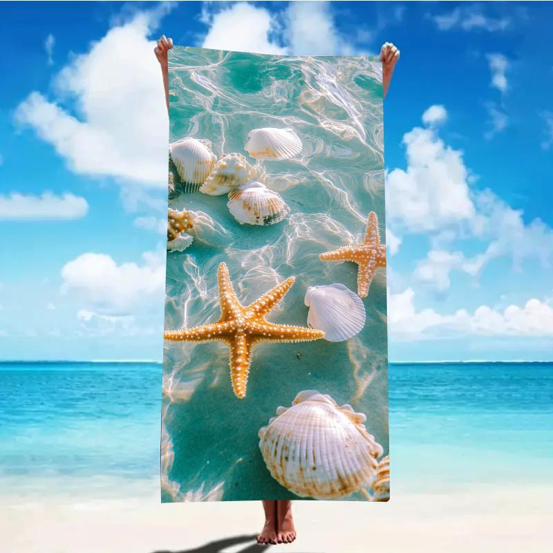 Ocean Oasis Bath Towel: Seashell & Starfish Design That Brings Coastal Charm and Relaxation to Your Bathroom Decor W40*H60(CM)
Ocean Oasis Bath Towel: Seashell & Starfish Design That Brings Coastal Charm and Relaxation to Your Bathroom Decor W40*H60(CM)