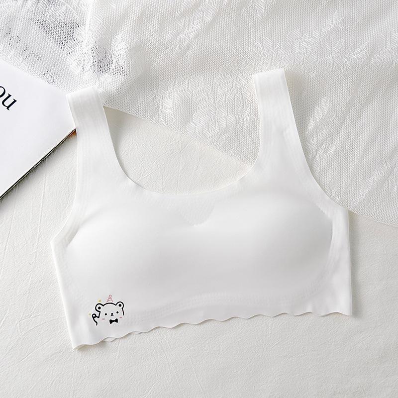 Girls Seamless Ice Silk Training Bra, Ages 7-14, Primary & Middle School Vest-Style. L (80-100 jin)
Girls Seamless Ice Silk Training Bra, Ages 7-14, Primary & Middle School Vest-Style. L (80-100 jin)
