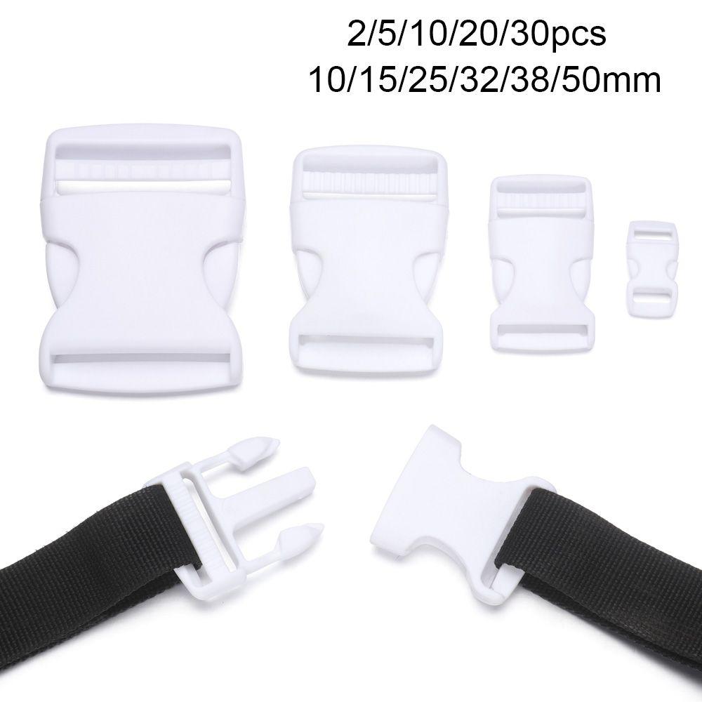 Dual Plastic White Side Release Buckles Paracord Bracelet Lock Backpack Belt Parts Curved Buckle
Dual Plastic White Side Release Buckles Paracord Bracelet Lock Backpack Belt Parts Curved Buckle
