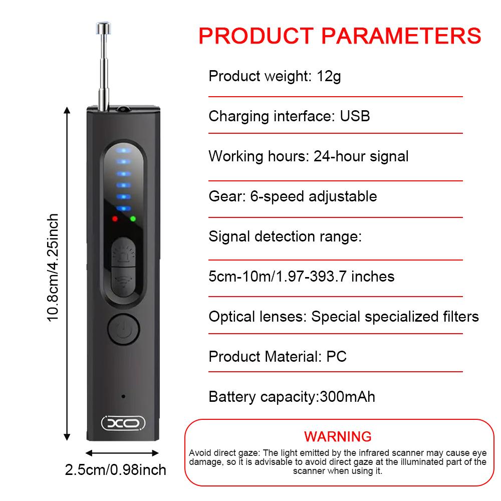 Скрытый детектор камер Антишпион Автомобильный GPS-трекер Подслушивающее устройство Инфракрасное позиционирование Подслушивание Сканирование Защита безопасности
Скрытый детектор камер Антишпион Автомобильный GPS-трекер Подслушивающее устройство Инфракрасное позиционирование Подслушивание Сканирование Защита безопасности