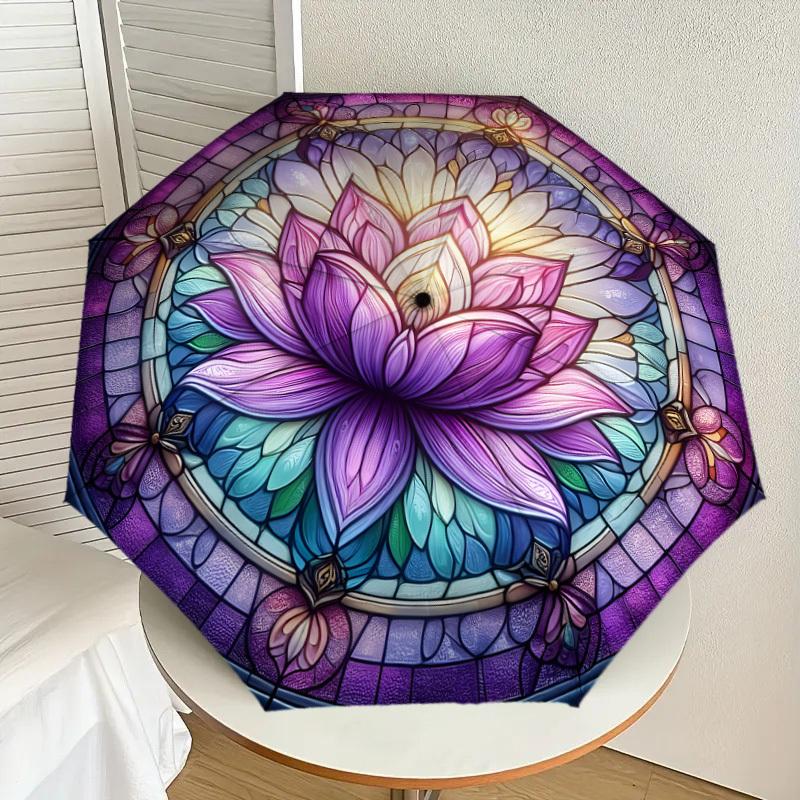 1pc Stained Glass Lotus Window Umbrella with Plastic Handle,Suitable for All Seasons Home Travel Outdoor UmbrellaDD1149
1pc Stained Glass Lotus Window Umbrella with Plastic Handle,Suitable for All Seasons Home Travel Outdoor UmbrellaDD1149