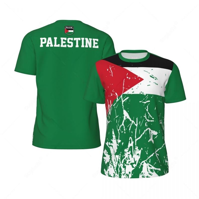 Palestine Flag Football T Shirts For Men Fashion Summer National Emblem 3D Printed Jersey Casual Quick Dry Breathable Tees Tops 6XL
Palestine Flag Football T Shirts For Men Fashion Summer National Emblem 3D Printed Jersey Casual Quick Dry Breathable Tees Tops 6XL