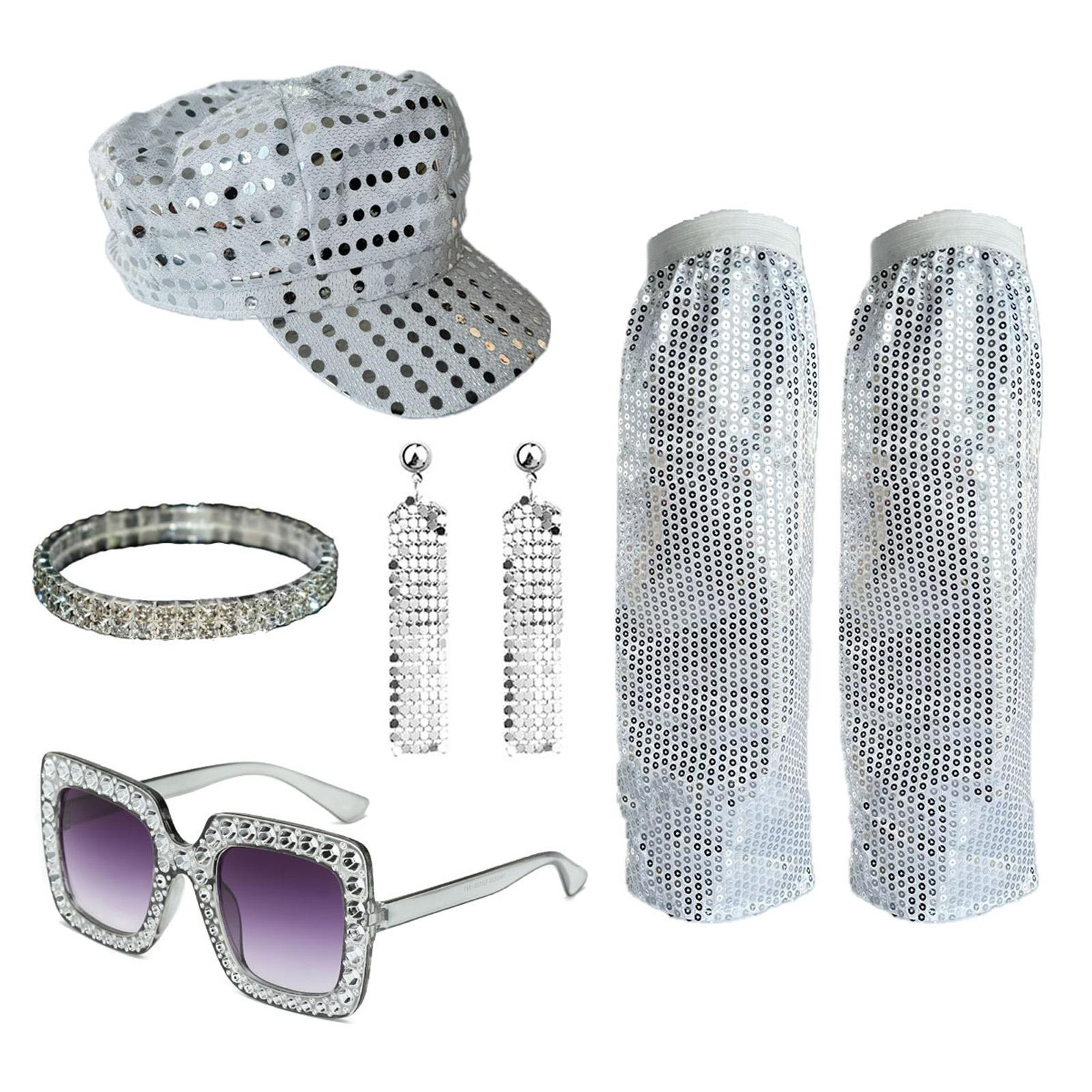 5Pieces Disco 50s 60s 70s 80s Set Rockstars Cool Outfits for Halloween Birthday Party Costume Dress Up Accessories 2
5Pieces Disco 50s 60s 70s 80s Set Rockstars Cool Outfits for Halloween Birthday Party Costume Dress Up Accessories 2