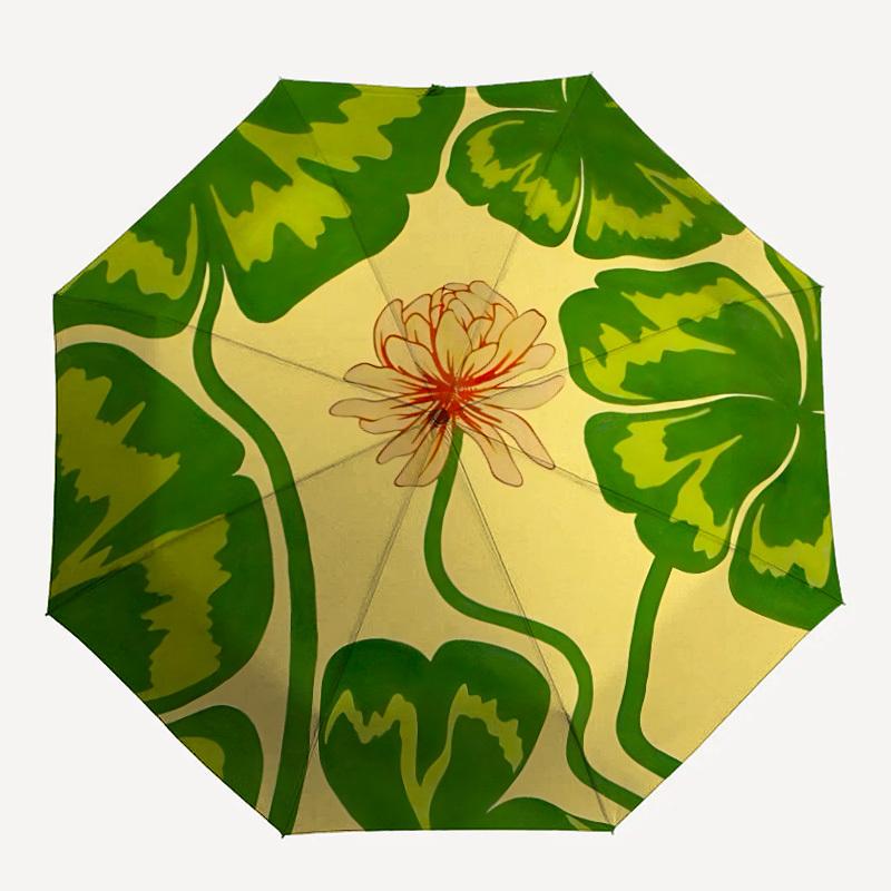 1pc Lotus Leaves Automatic Open/Close Umbrella, Portable Folding Umbrella for Travel, Themed Events, It is suitable as a gift for various festivals, O
1pc Lotus Leaves Automatic Open/Close Umbrella, Portable Folding Umbrella for Travel, Themed Events, It is suitable as a gift for various festivals, O