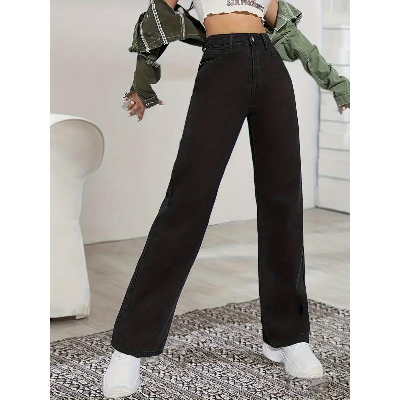 Женские джинсы с высокой посадкой, облегающие, 2024 – европейский и американский стиль Medium чёрный
Женские джинсы с высокой посадкой, облегающие, 2024 – европейский и американский стиль Medium чёрный