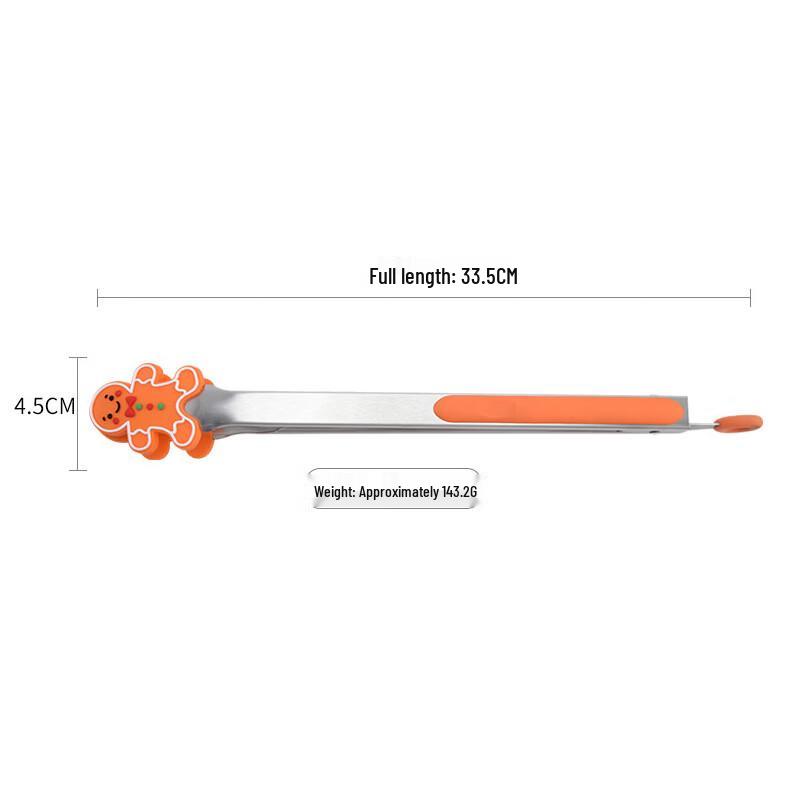Christmas Stainless Steel Food Tongs
Christmas Stainless Steel Food Tongs