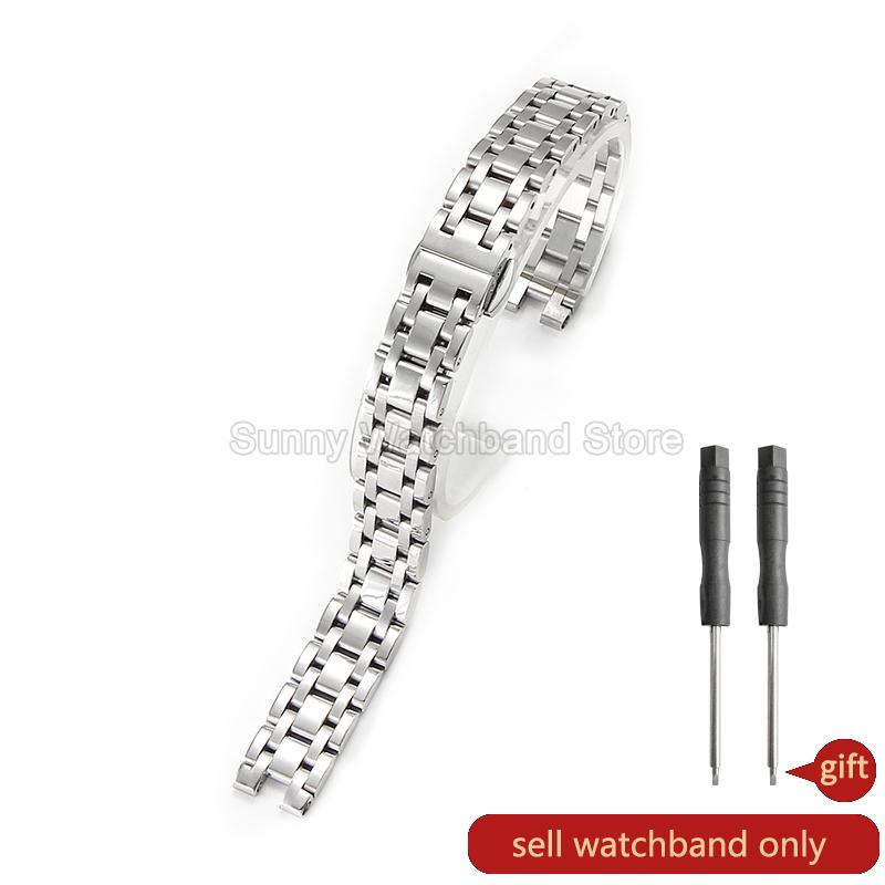 Специальные женские стальные аксессуары для часов Tissot Bellissima Small Lady T126.010 Вогнутый интерфейс Изысканный стальной ремешок для часов 12mm
Специальные женские стальные аксессуары для часов Tissot Bellissima Small Lady T126.010 Вогнутый интерфейс Изысканный стальной ремешок для часов 12mm