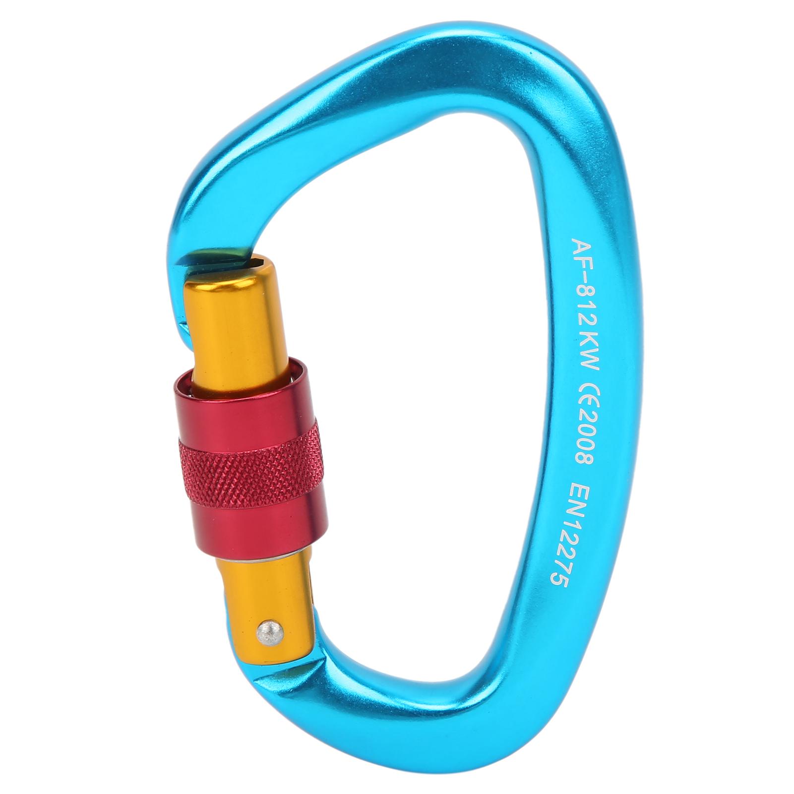 Climbing Carabiner Heavy Duty AntiSlip Design Durable Light Carabiner Clip Climbing for Camping Rock Climbing синій
Climbing Carabiner Heavy Duty AntiSlip Design Durable Light Carabiner Clip Climbing for Camping Rock Climbing синій