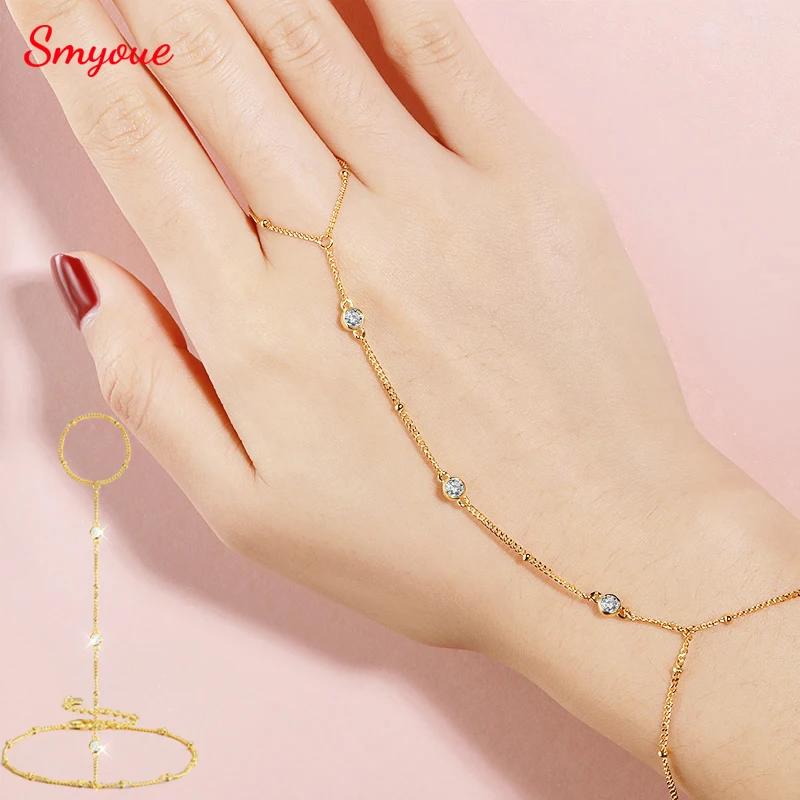Smyoue 0.3CTTW 15-21cm Adjustable Moissanite Bracelet for Women Classic Sparkling Chain 100% S925 Silver Lab Diamond 15-21CM wrist size
Smyoue 0.3CTTW 15-21cm Adjustable Moissanite Bracelet for Women Classic Sparkling Chain 100% S925 Silver Lab Diamond 15-21CM wrist size