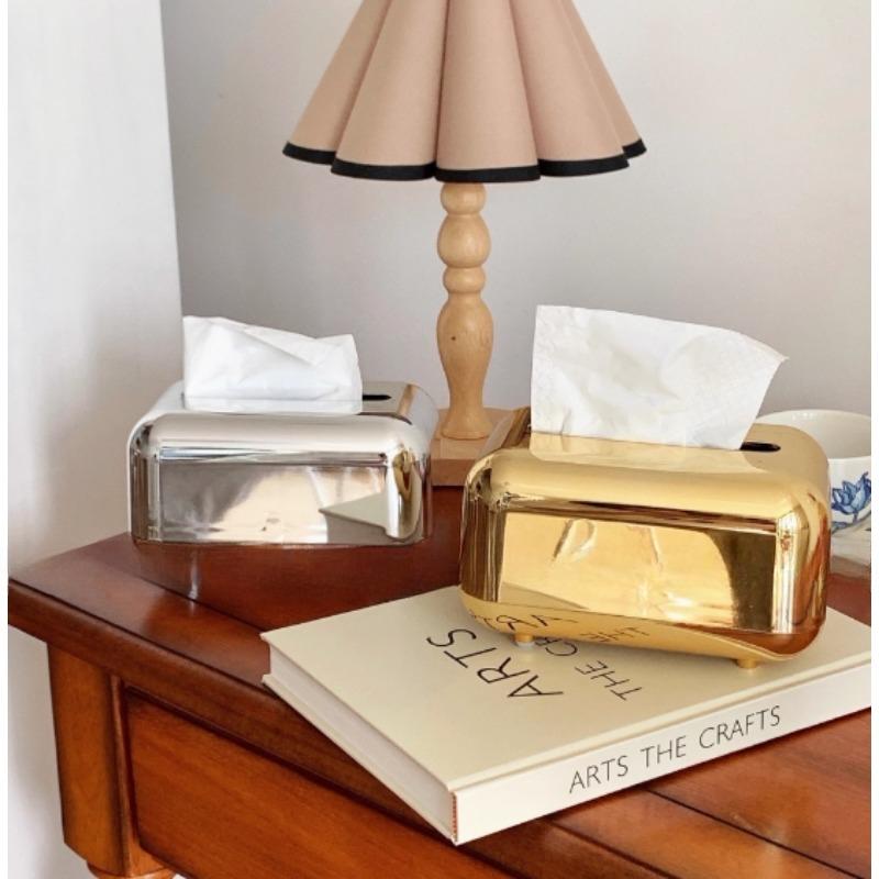 1pc Bread-Shaped Tissue Box Holder - Electroplated Bathroom Organizer for TissuesWet WipesGolden & silvery Home Decor Storage
1pc Bread-Shaped Tissue Box Holder - Electroplated Bathroom Organizer for TissuesWet WipesGolden & silvery Home Decor Storage