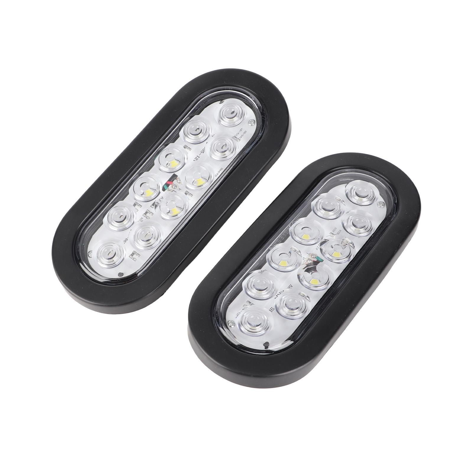 2pcs 10LED Side Marker Light 6in Oval IP67 Waterproof Tail Lamp Surface Mounted for Truck TrailerWhite білий
2pcs 10LED Side Marker Light 6in Oval IP67 Waterproof Tail Lamp Surface Mounted for Truck TrailerWhite білий