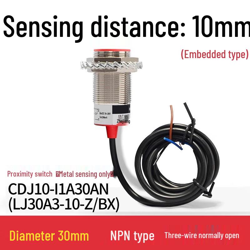 CHUGOUXIANG Inductive Proximity Limit Switch Sensor CN plug (adapter included)
CHUGOUXIANG Inductive Proximity Limit Switch Sensor CN plug (adapter included)