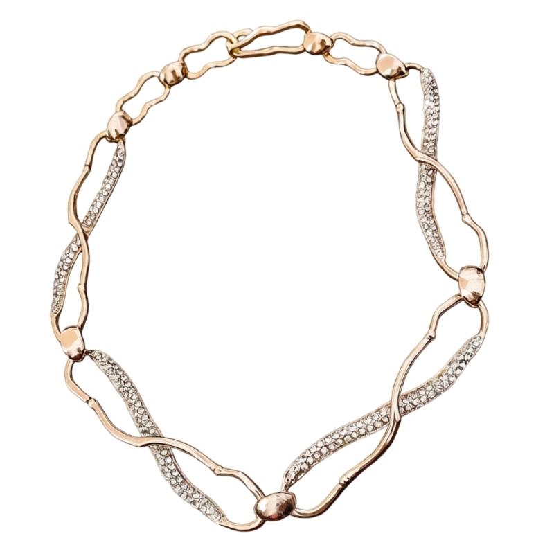 Modern Asymmetrical Rhinestones Accent Clavicle Necklace Alloy Chain For Daily Wear Or Special Occasions Trendy Accessory золотий
Modern Asymmetrical Rhinestones Accent Clavicle Necklace Alloy Chain For Daily Wear Or Special Occasions Trendy Accessory золотий
