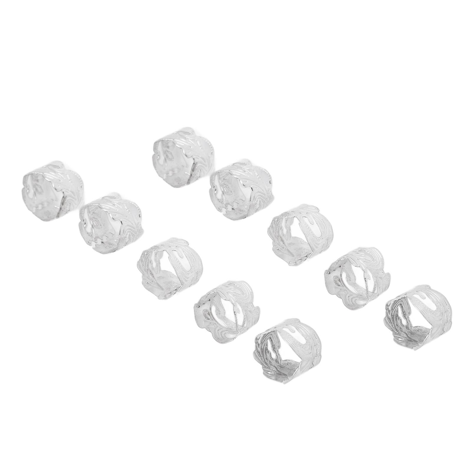 40 Pcs Beard Beads Metal Silver Exquisite Vintage Beard Ornaments for Hair Braiding Necklace Bracelet DIY
40 Pcs Beard Beads Metal Silver Exquisite Vintage Beard Ornaments for Hair Braiding Necklace Bracelet DIY