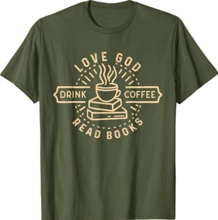 Love God Drink Coffee Read Books Lovers Vintage Christian T-Shirt 3XL
Love God Drink Coffee Read Books Lovers Vintage Christian T-Shirt 3XL
