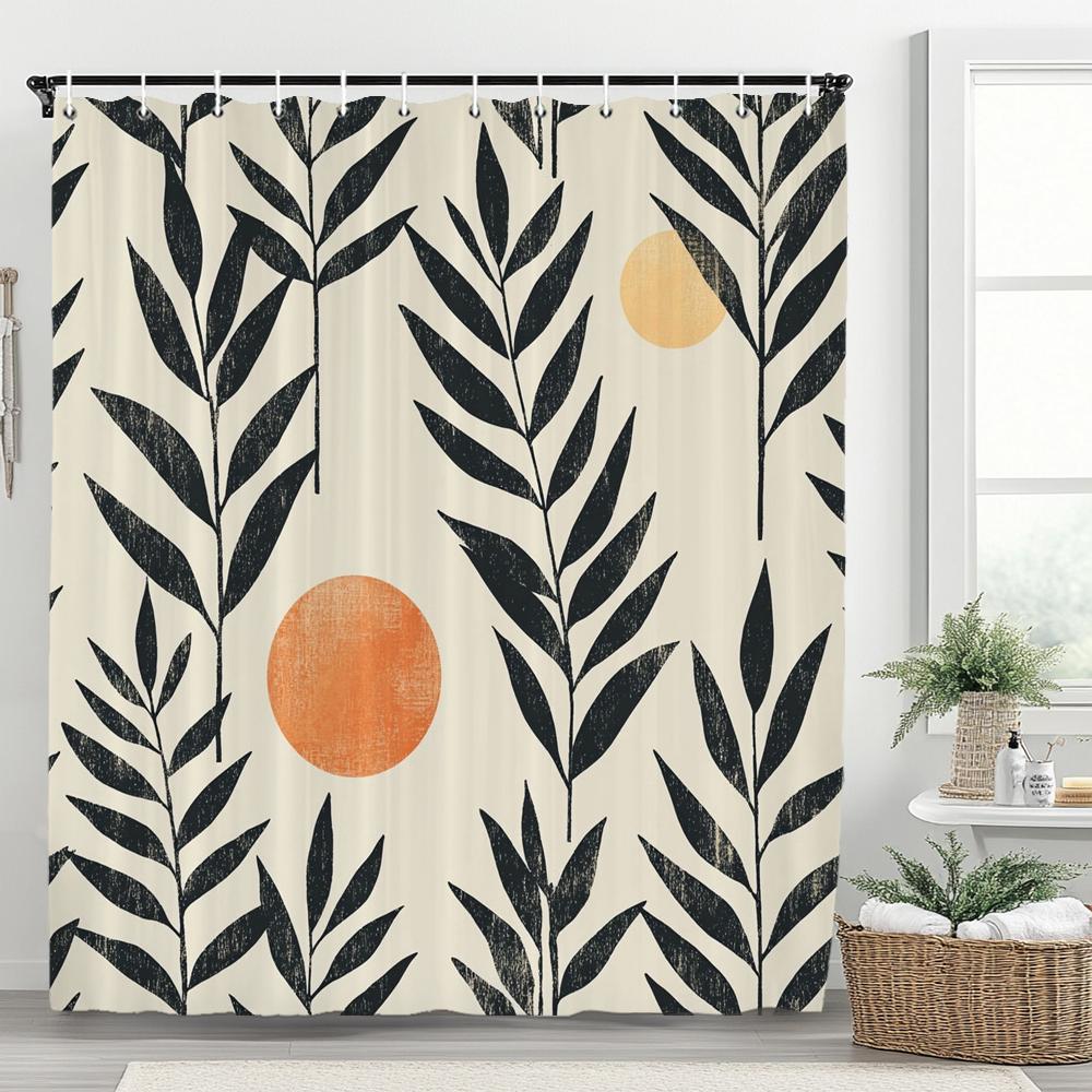 Elegant Modern Tropical Leaves Printed Shower Curtain – Modern Minimalist Bathroom Curtain , Home Decoration Curtain With Hooks 90x180cm-35x70in
Elegant Modern Tropical Leaves Printed Shower Curtain – Modern Minimalist Bathroom Curtain , Home Decoration Curtain With Hooks 90x180cm-35x70in